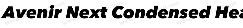Avenir Next Condensed Heavy字体转换